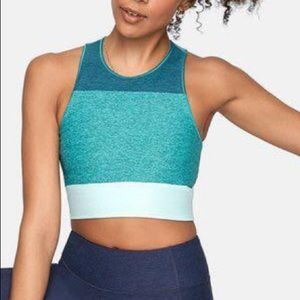 Outdoor Voices Tri-Tone Slashback Crop